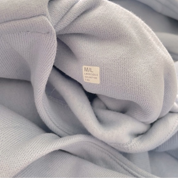 NWT Lululemon Scuba Oversized Full Zip Blue Linen Size M/L - Picture 5 of 12